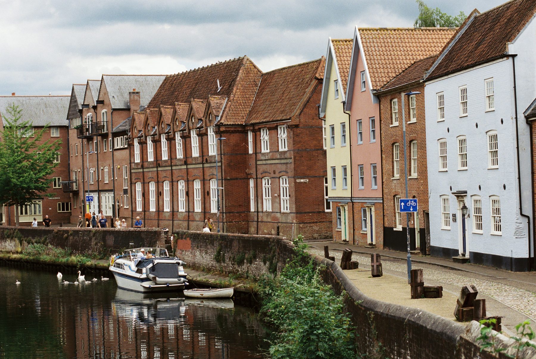 Riverside houses in Norwich